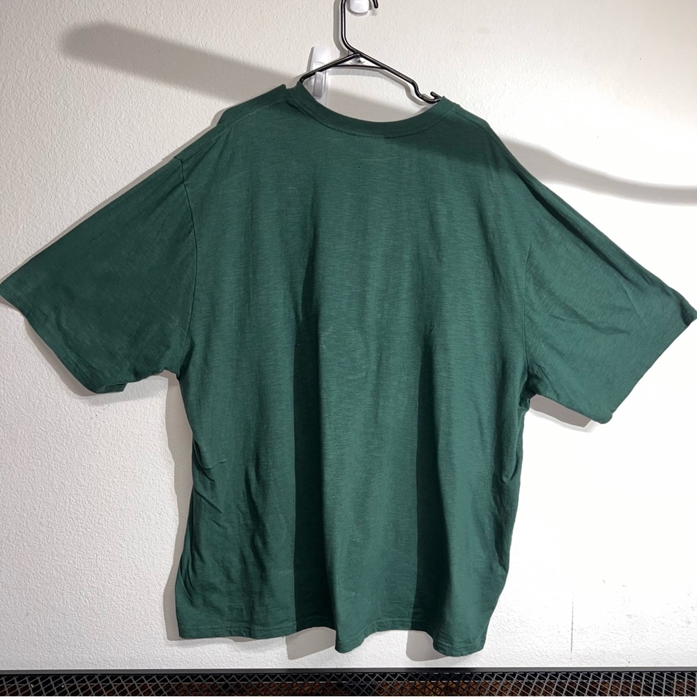 Dallas Mavericks Retro Logo Shirt Mitchell And Ness Green Adult Size 3XL *As Is* - Picture 5 of 16